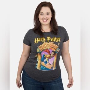 New Unisex Dark Gray 3XLHarry Potter&The Sorcerer’s Stone short sleeved Tee